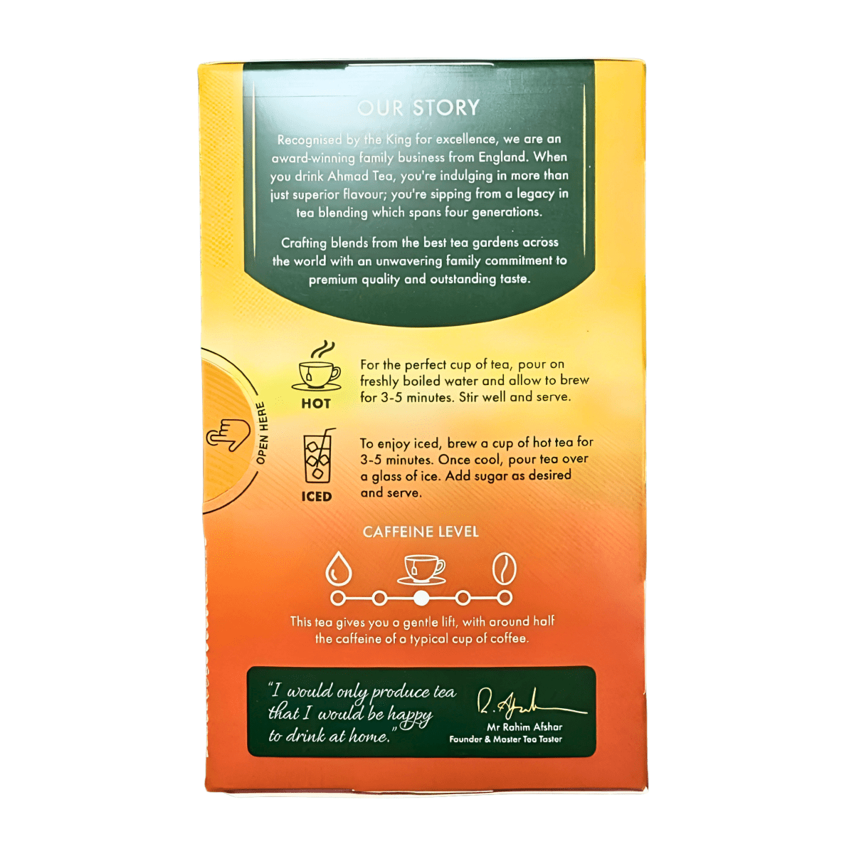 AHMAD TEA - Mango Magic Fruit Black (20 Tea Bags) - A&E Foodstore