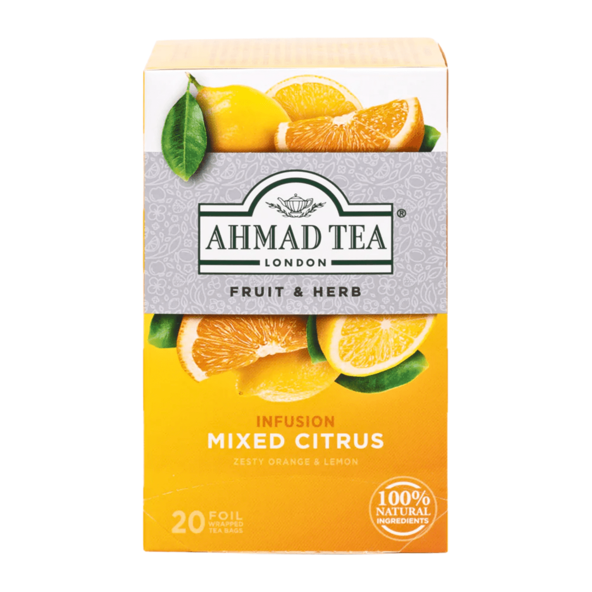 AHMAD TEA - Mixed Citrus Fruit & Herbal (20Bags) - A&E Foodstore
