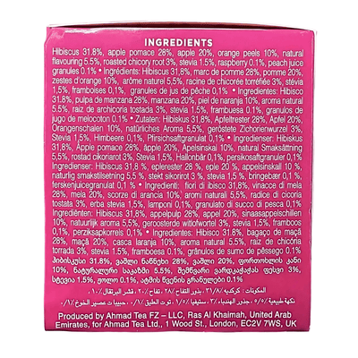 AHMAD TEA - Peach & Raspberry Herbal (20 Tea Bags) - A&E Foodstore