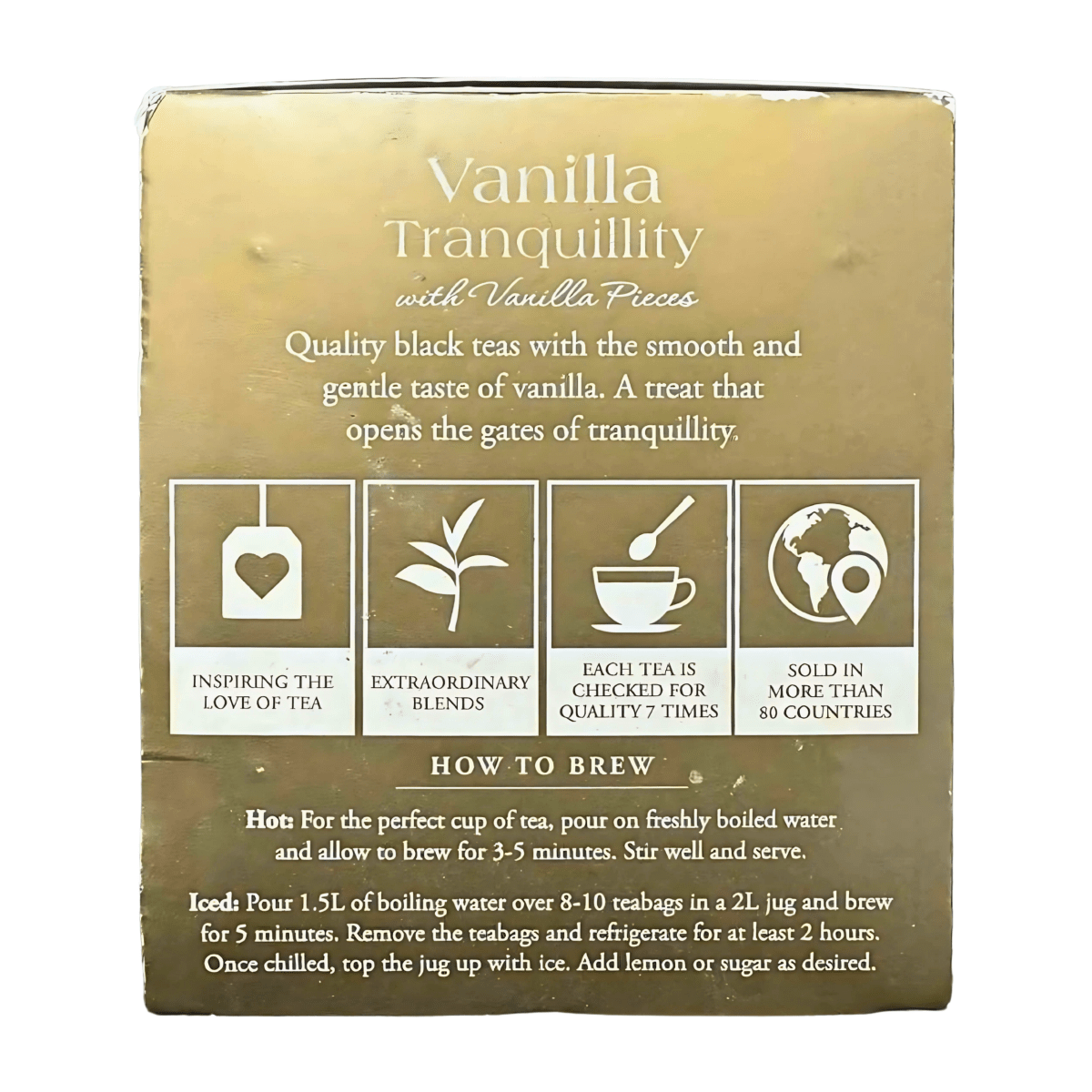 AHMAD TEA - Vanilla Tranquility Black Tea (20Bags) - A&E Foodstore