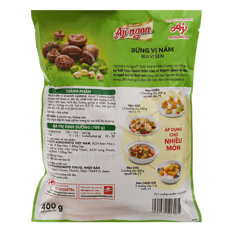 Aji - ngon Mushroom Seasoning Powder 400g - A&E Foodstore