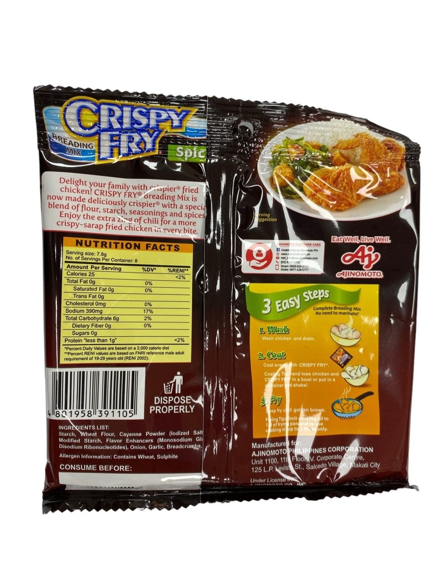Ajinomoto Crispy Fry Breading Mix Spicy 2.19oz - A&E Foodstore