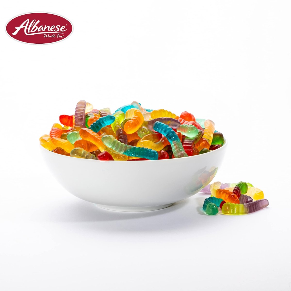 Albanese 12 Flavor Mini Gummi Worms 3.5 oz - A&E Foodstore