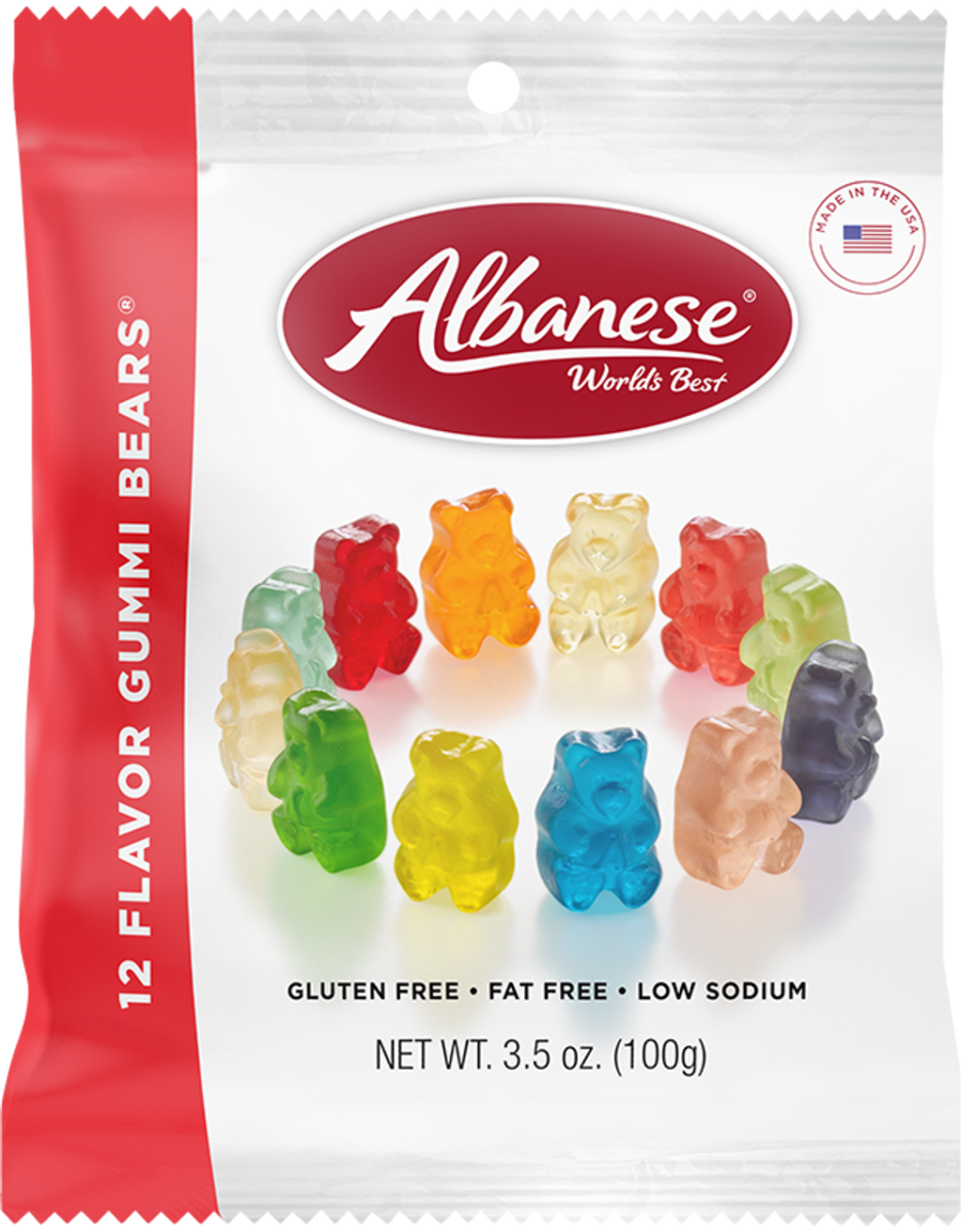 Albanese 12 Flavored Gummi Bears 3.5 oz - A&E Foodstore