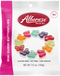 Albanese Mini Gummi Butterflies 3.5 oz - A&E Foodstore