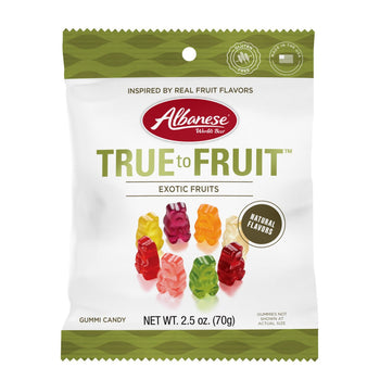 Albanese True To Fruit Exotic Fruits 2.5 oz - A&E Foodstore