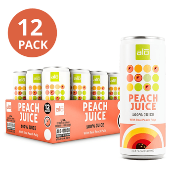 [Alo] Peach Juice - 10.8oz - A&E Foodstore