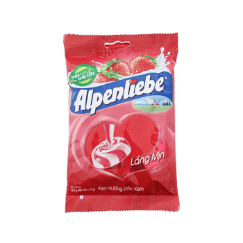 ALPENLIEBE Strawberry & Cream Candy 120g - A&E Foodstore