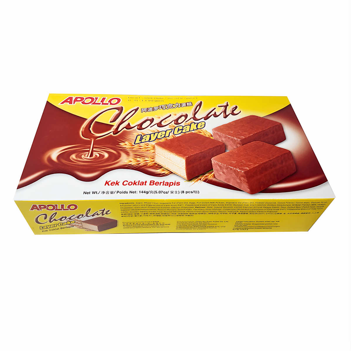 [APOLLO] Chocolate Layer Cake - 144g - A&E Foodstore