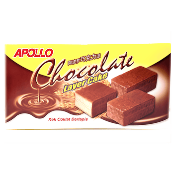[APOLLO] Chocolate Layer Cake - 144g - A&E Foodstore