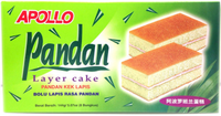 APOLLO PANDAN FLAVOUR CAKE 144g - A&E Foodstore