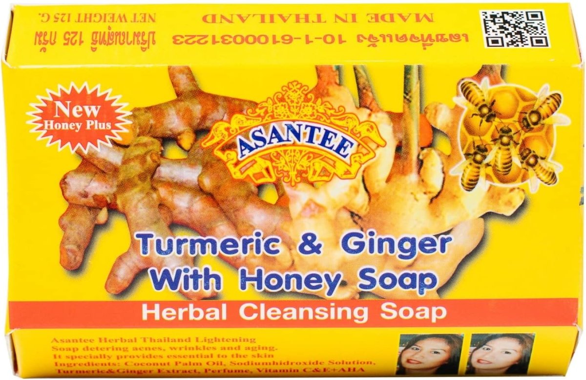 Asantee Turmeric Ginger Soap 125g - A&E Foodstore