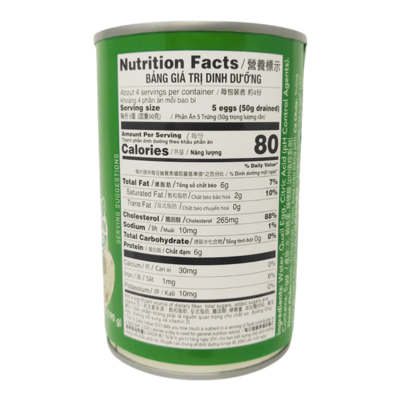 ASIAN BEST Quail Eggs In Water 15oz - A&E Foodstore