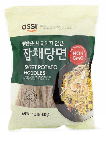 Assi Sweet Potato Japchae Noodles, Medium 1.5 lb - A&E Foodstore