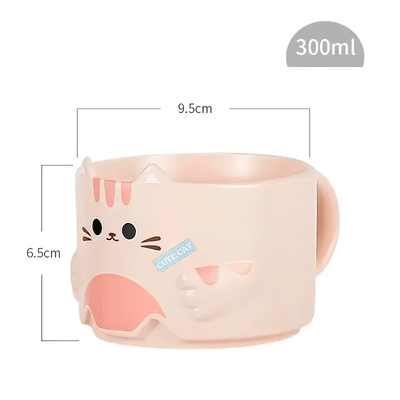 [AW Trading] Cute Cat Stacking Cup - A&E Foodstore