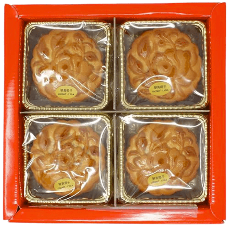 Ba Nam Cali Mooncake Coconut 1 Yolk 25.40 oz - A&E Foodstore