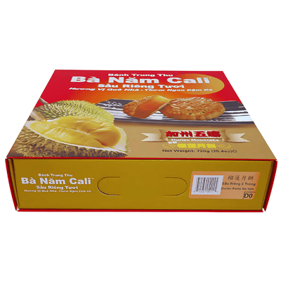 Ba Nam Cali Mooncake Durian 0 Yolk 25.40 oz - A&E Foodstore