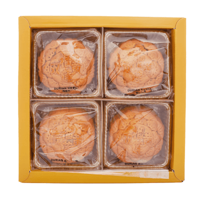 Ba Nam Cali Mooncake Durian 0 Yolk 25.40 oz - A&E Foodstore