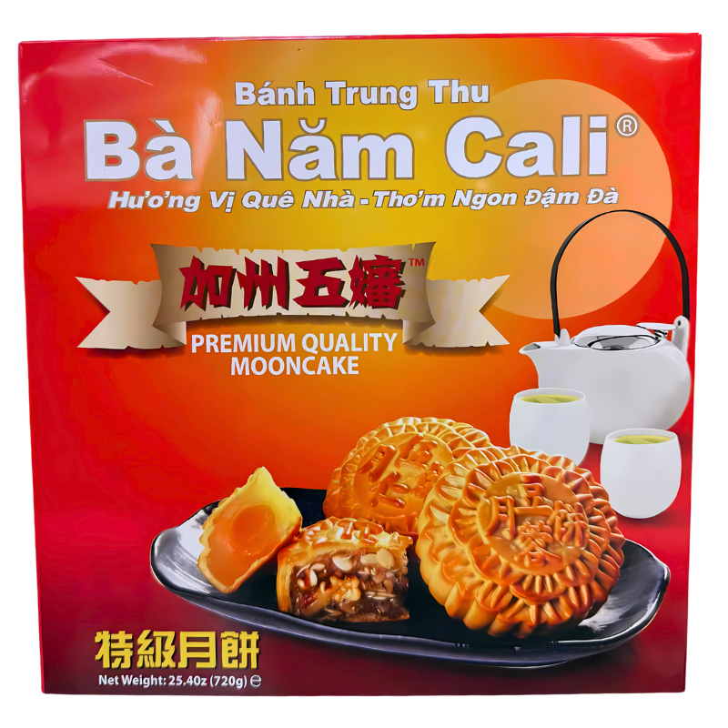 Ba Nam Cali Mooncake Mixed Nuts 0 Yolk 25.40 oz - A&E Foodstore
