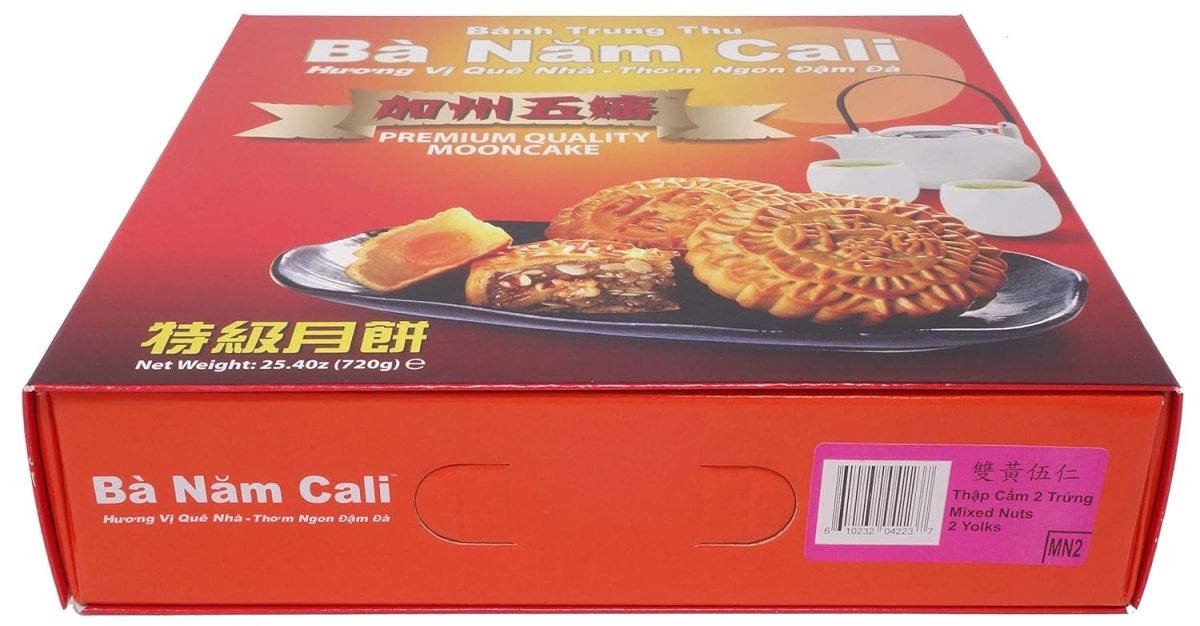 Ba Nam Cali Mooncake Mixed Nuts 2 Yolks 25.40 oz - A&E Foodstore