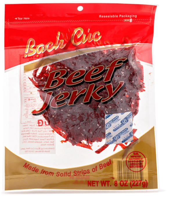 Bach Cuc Beef Jerky, Sesame Flavor 227 g - A&E Foodstore