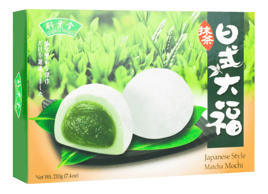 Bamboo House Japanese Style Green Tea Mochi Cake 7.4 oz - A&E Foodstore