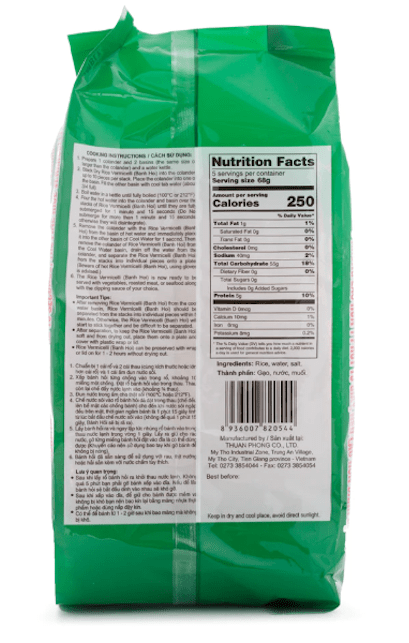 [BAMBOO TREE] Fine Rice Vermicelli (Banh Hoi) - 12 oz - A&E Foodstore