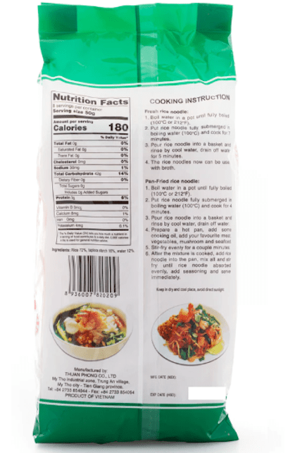 Bamboo Tree Rice Noodle (S) 400 g - A&E Foodstore