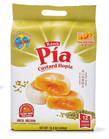 Banh Pia Custard Hopia 16.8 oz - A&E Foodstore