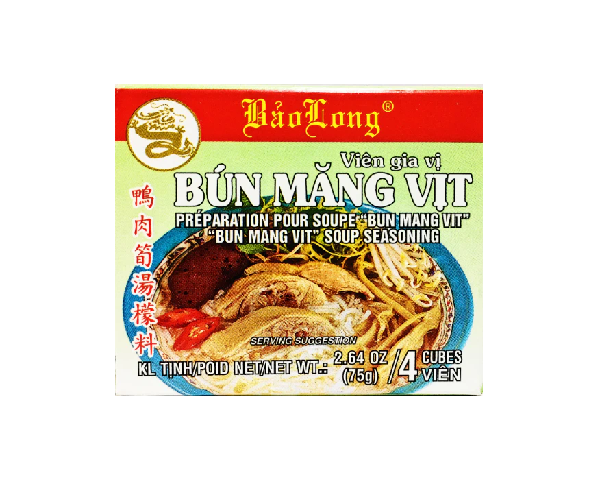 BAO LONG "BUN MANG VIT" SOUP SEASONING 75G - A&E Foodstore