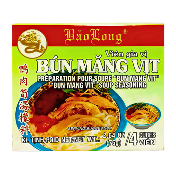 BAO LONG "BUN MANG VIT" SOUP SEASONING 75G - A&E Foodstore