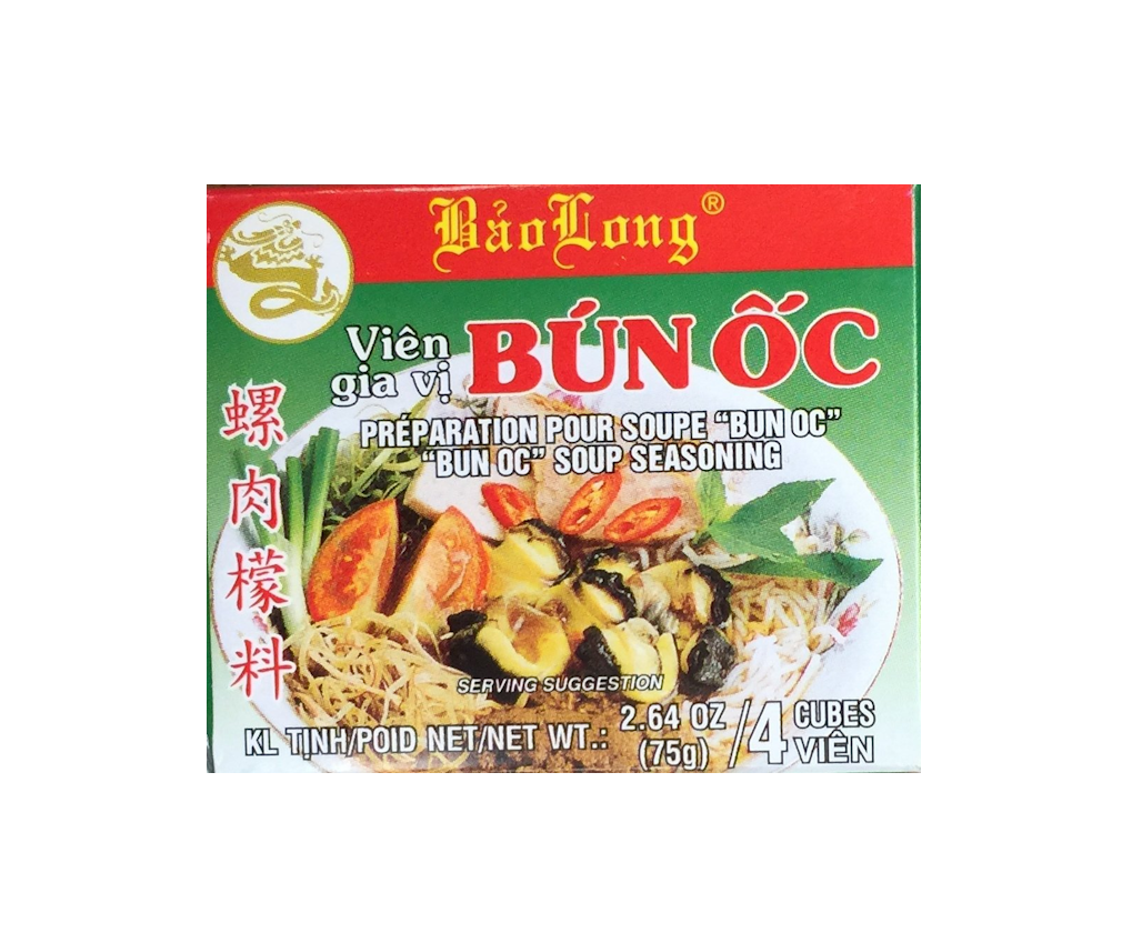 Bao Long "Bun Oc" Snail Escargot Soup Seasoning 75g - A&E Foodstore