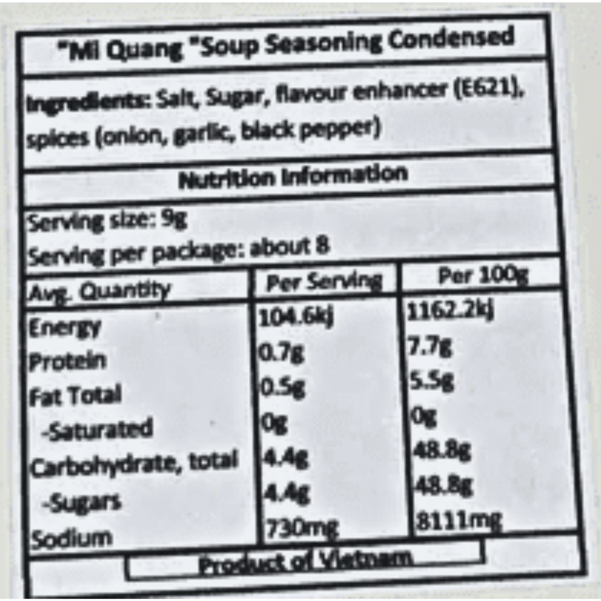 [Bao Long] 'Mi Quang' Soup Seasoning - 75g - A&E Foodstore