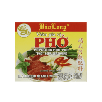Bao Long Pho Spice Cubes, Beef Flavor Soup Seasoning 75g - A&E Foodstore