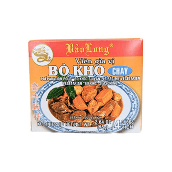 Bao Long Vegetarian 'Bo Kho' Stew Flavor Cubes - 2.64oz - A&E Foodstore