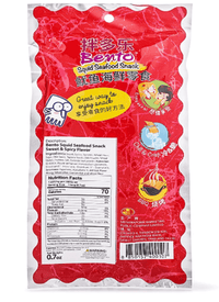 [BENTO] Seafood Squid Snack, Sweet & Spicy Flavor - 20 g - A&E Foodstore