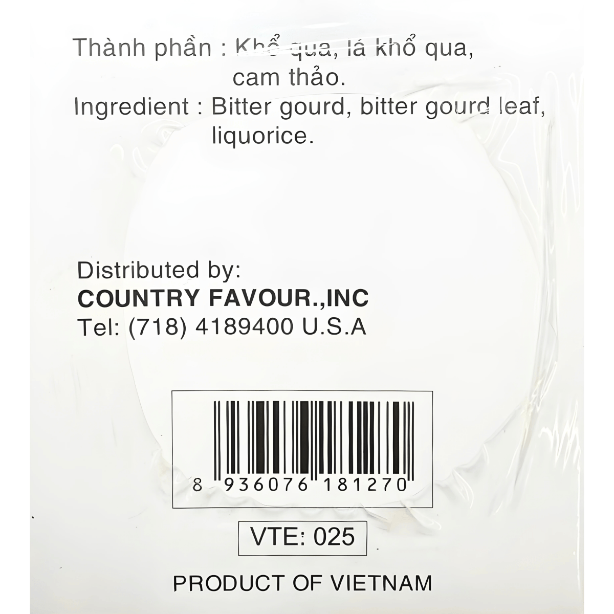 Best Taste Brand Bitter Gourd Tea 1.4oz - A&E Foodstore