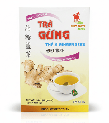 Best Taste Brand Ginger Tea No Sugar 1.4oz - A&E Foodstore