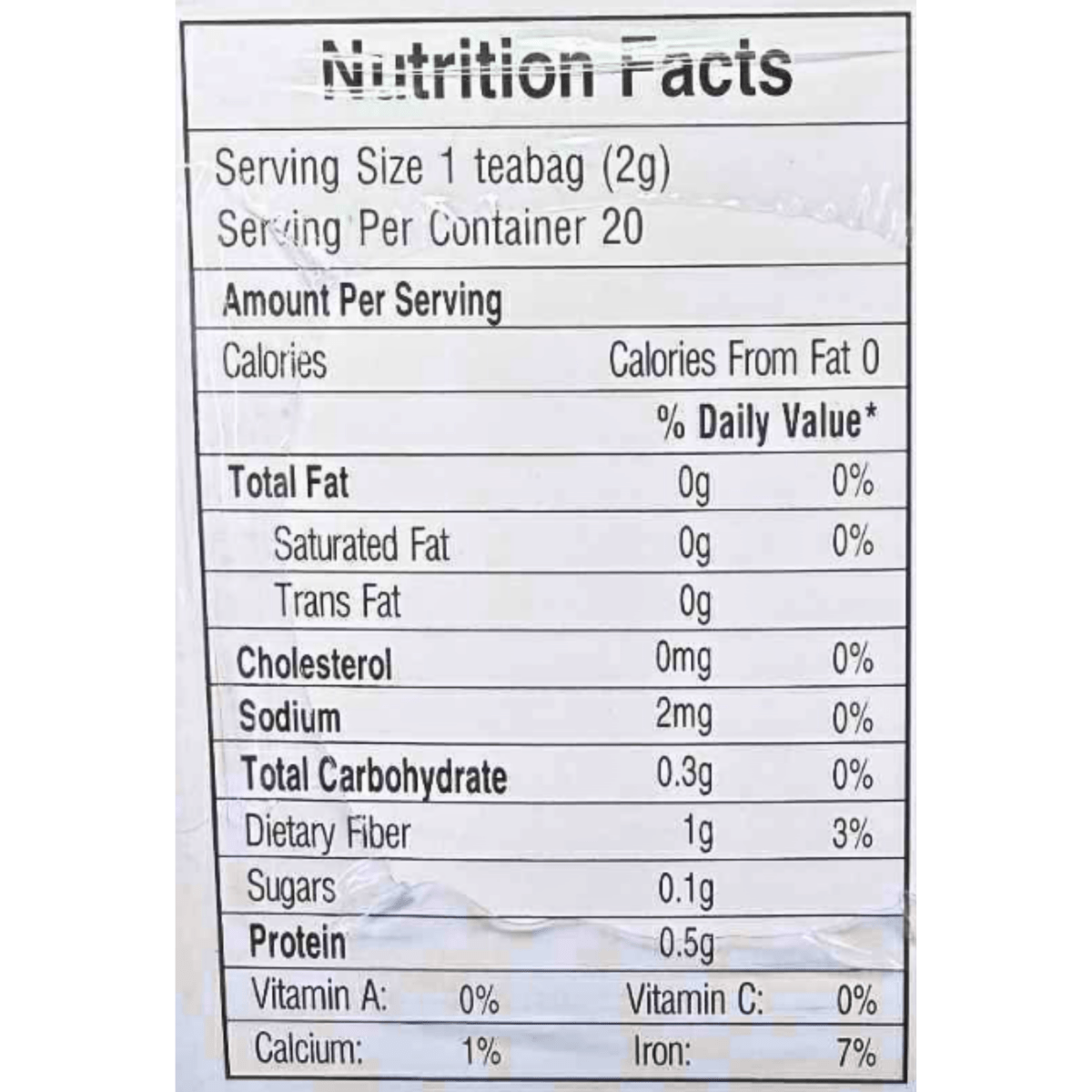 Best Taste Brand Ginger Tea No Sugar 1.4oz - A&E Foodstore