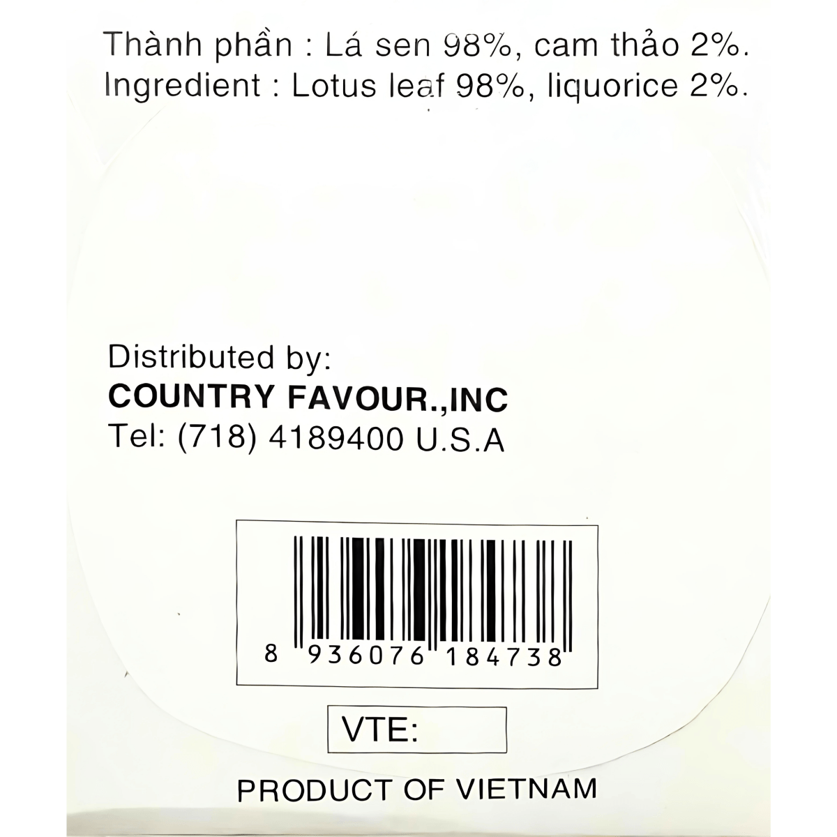 Best Taste Brand Lotus Leaf Tea 1.4oz - A&E Foodstore