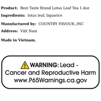 Best Taste Brand Lotus Leaf Tea 1.4oz - A&E Foodstore