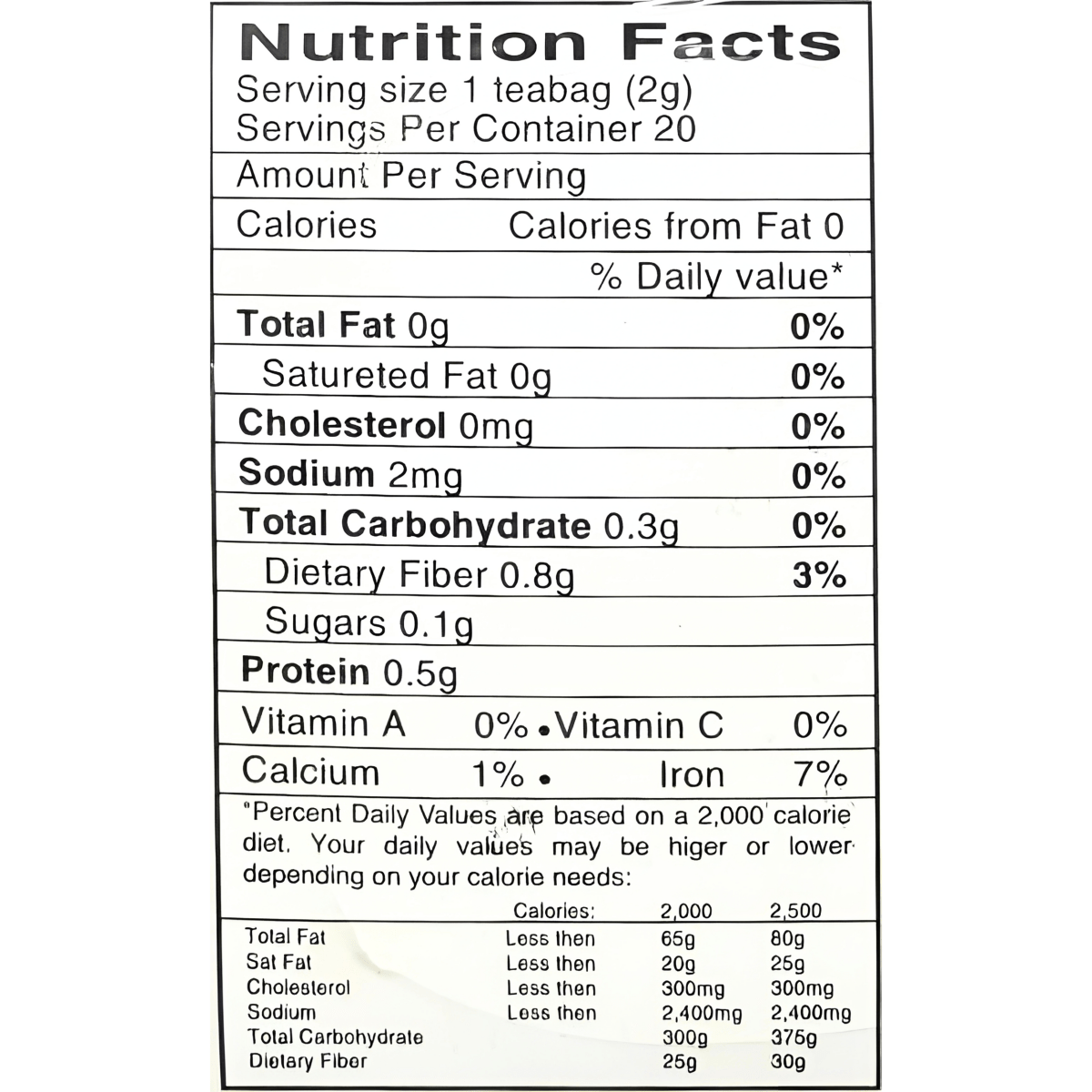 Best Taste Brand Turmeric Tea 1.4oz - A&E Foodstore