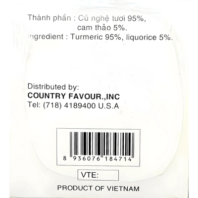Best Taste Brand Turmeric Tea 1.4oz - A&E Foodstore