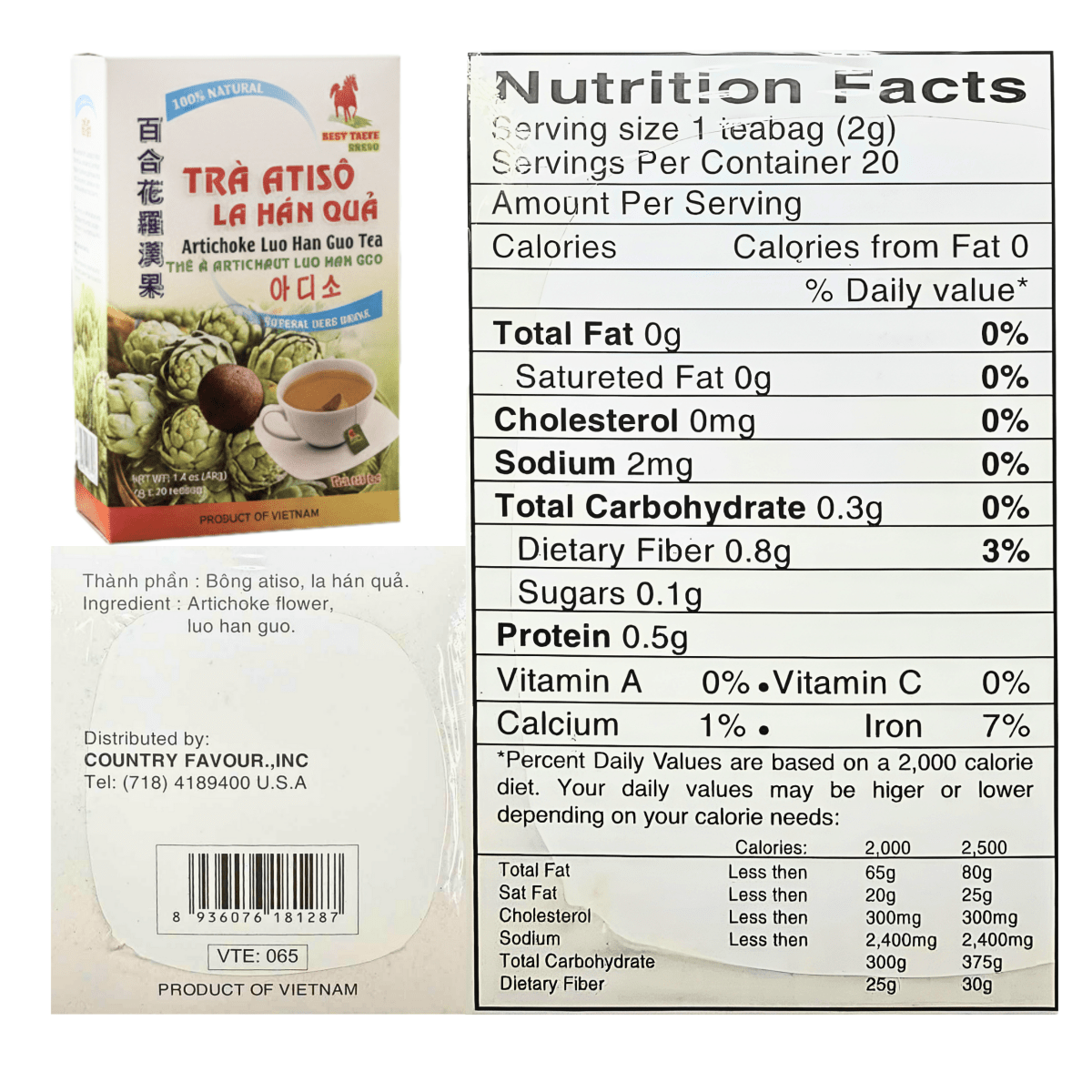 Best Taste Lotus & Artichoke Tea Combo - A&E Foodstore