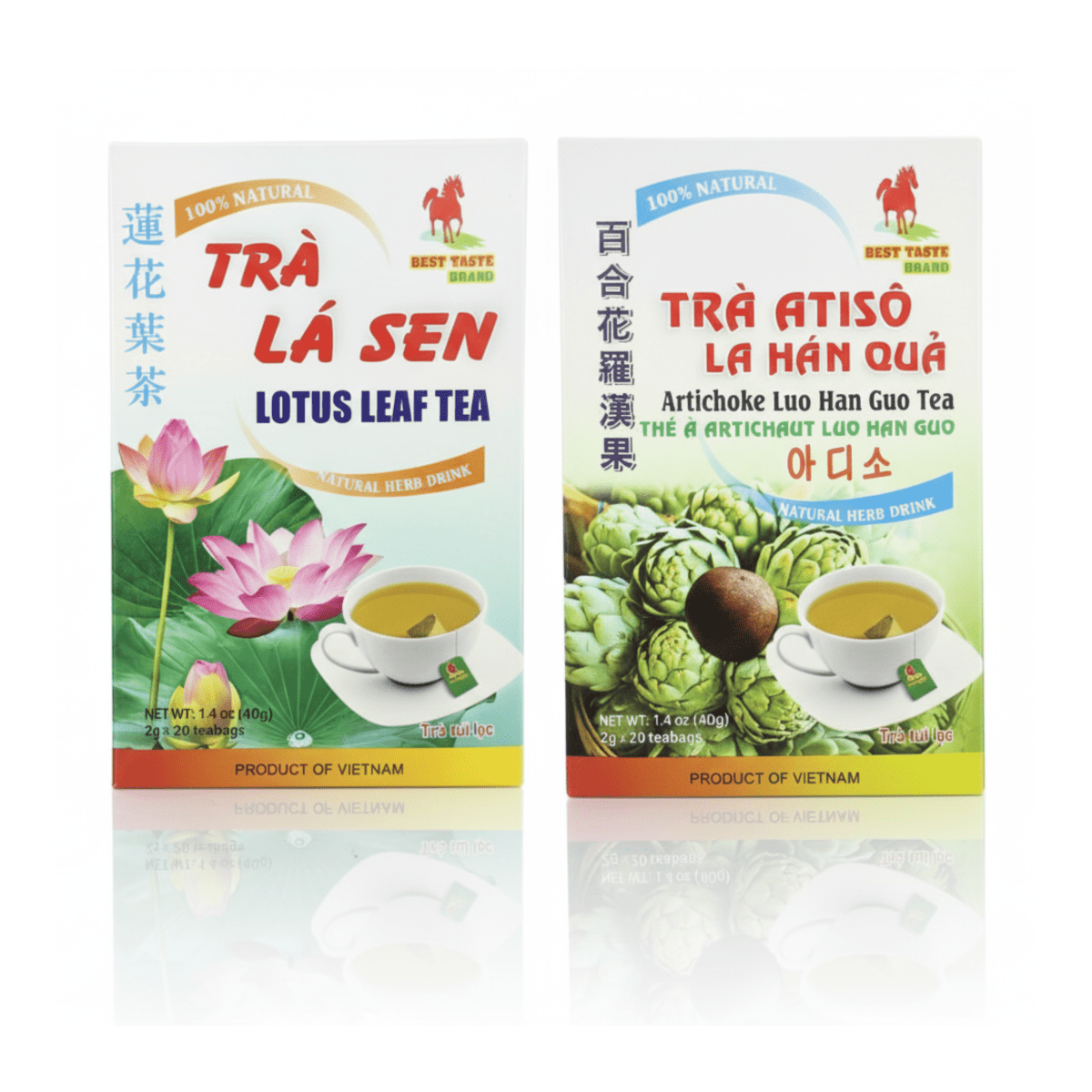 Best Taste Lotus & Artichoke Tea Combo - A&E Foodstore