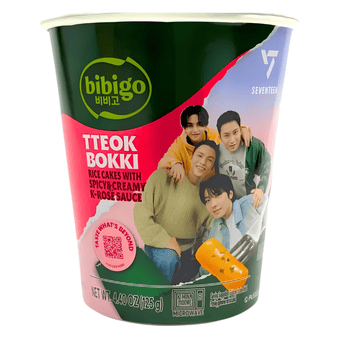 [BIBIGO] Tteokbokki Cup K-Rose Flavor - 4.4oz