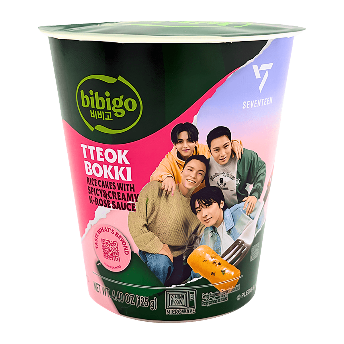 [BIBIGO] Tteokbokki Cup K - Rose Flavor - 4.4oz - A&E Foodstore