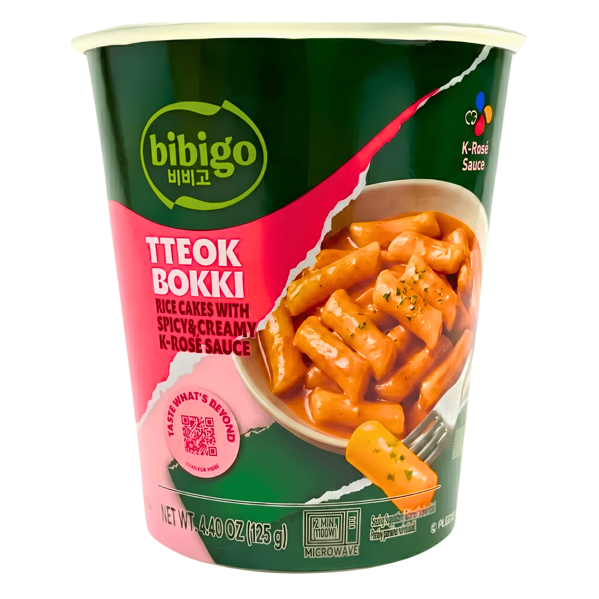 [BIBIGO] Tteokbokki Cup K - Rose Flavor - 4.4oz - A&E Foodstore