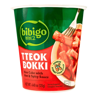 [Bibigo] Tteokbokki Cup Spicy Flavor - 4.40oz