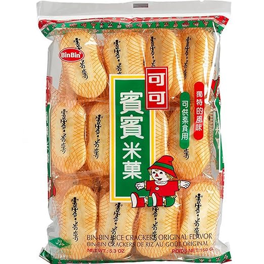 [BIN BIN] Rice Crackers Original Flavor - 5.3 oz - A&E Foodstore